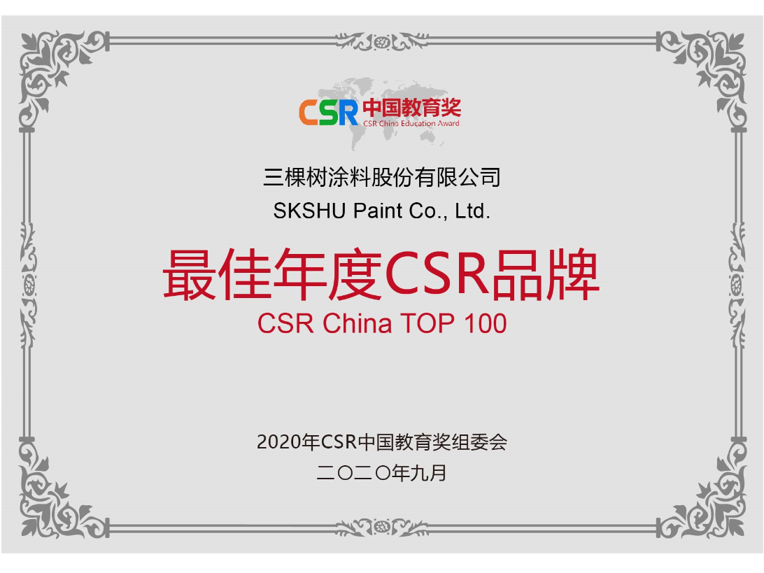 2020 CSR China Top 100